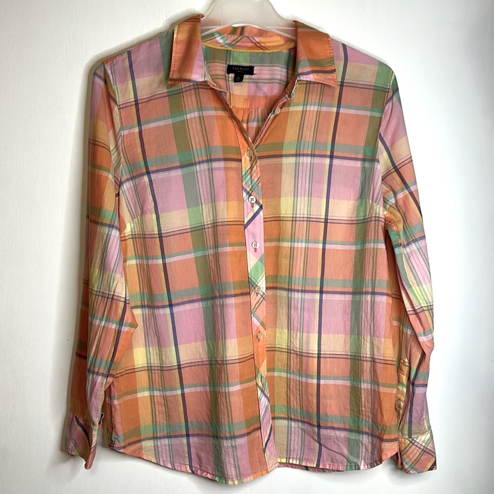 Talbots plaid Shirt